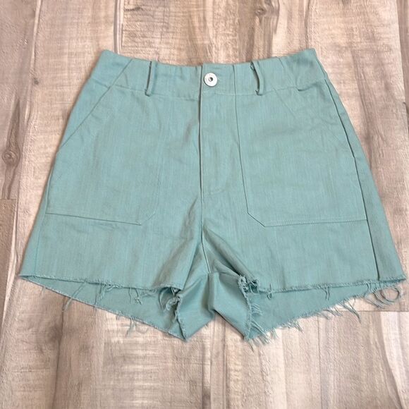 Nectar Clothing jean carpenter shorts seafoam green size medium - Picture 1 of 9